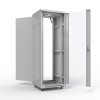 Шкаф напольный 19дюйм Standart 22U 600х800мм передняя и задняя дверь перф. RAL7035 Rexant 04-2340