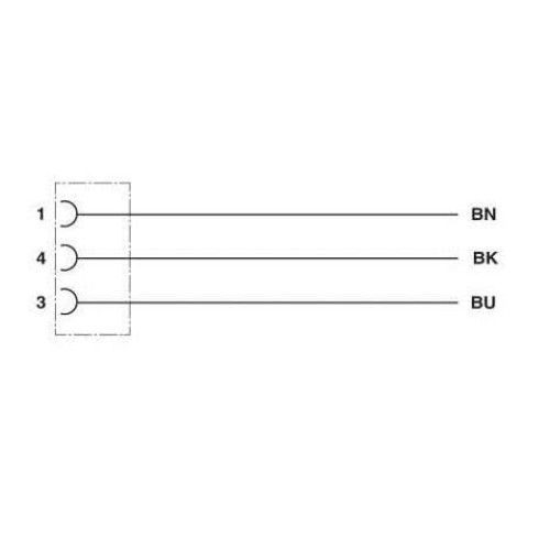 Кабель для датчика/исполнительного элемента SAC-3P-3.0-PUR/M 8SIFS AE Phoenix Contact 1417698