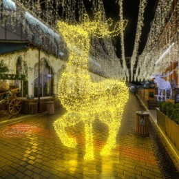 Фигура объемная "Северный олень" 300х200см 3000LED тепл. бел. 110Вт IP65 Neon-Night 501-235