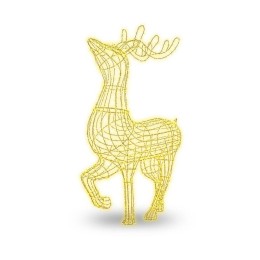 Фигура объемная "Северный олень" 300х200см 3000LED тепл. бел. 110Вт IP65 Neon-Night 501-235