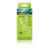 Кабель USB-Lightning ELX-CDC03-C14 3А 1.2м зарядка+передача данных коробка роз. Ergolux 15304