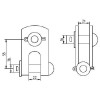 Звено промежуточное d1=16 d2=16 21мм ENSTO SH195R