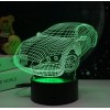 Светильник светодиодный настольный NL-403 "Машинка" 3Вт RGB USB ночник фиолет. Camelion 14561
