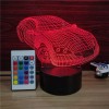 Светильник светодиодный настольный NL-403 "Машинка" 3Вт RGB USB ночник фиолет. Camelion 14561