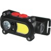 Фонарь аккумуляторный налобный 3.7В карбон 2 LED 3Вт 15 режимов сенсор MicroUSB бокс LED53418 Cameli
