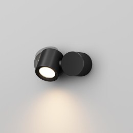 Светильник Wall Street 1х50Вт GU10 IP54 бра настен. Maytoni O010WL-01B