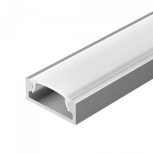 Arlight Профиль с экраном ALU-WIDE-H8-2000 ANOD+FROST (Алюминий)