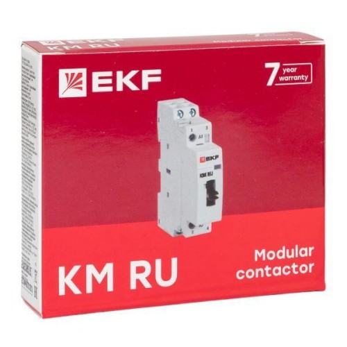 Контактор модульный КМ РУ 25А 1NO+1NC (1 мод.) PROxima EKF km-1m-25-11