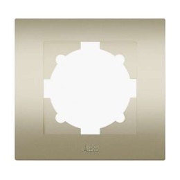 Рамка 1-м Cosmo титаниум ABB 612-011400-271