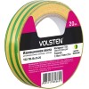 Изолента V02-7М-18х19-20 0.18х19мм (рул.20м) желт./зел. Volsten 9785