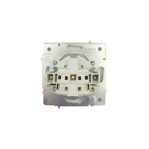 Розетка 1 мест. б/з СП ZIMA IP20 16А ПБТ безвинт. зажим бел. LEZARD 704-0288-121BQC