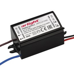 Arlight Блок питания ARPV-LV12005 (12V, 0.4A, 5W) (IP67 Пластик, 2 года)