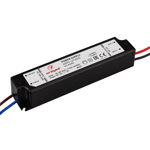 Arlight Блок питания ARPV-LV12035 (12V, 3.0A, 36W) (IP67 Пластик, 2 года)