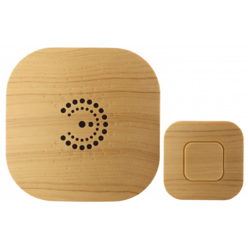 ЭРА 90635 Звонок BIONIC Bright wood беспроводной