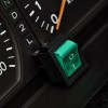 Выключатель клавишный 250В 16А (4с) ON-OFF зел. с подсветкой (RWB-502 SC-767 IRS-201-1) блист. Rexan
