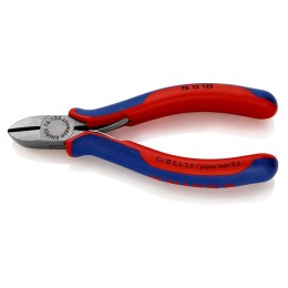 Бокорезы для электромеханика с пружиной L-125мм Knipex KN-7612125