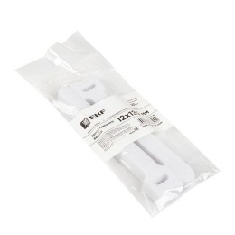 Хомут-липучка 12х135мм бел. (уп.20шт) PROxima EKF hlct-1-w