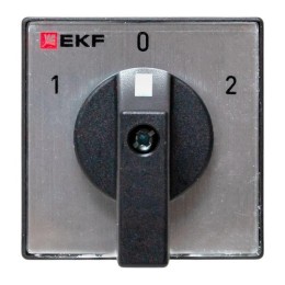 Переключатель кулачковый ПК-1-42 2п 25А "1-0-2" IP65 EKF pk-1-42-25-65