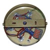 Светильник "Злата" 161 (плафон 8728) НСБ 01-6х25-101 G9 [ИМ] потолочн. черн.зол. Элетех 1005405281