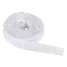 Хомут-липучка 20мм бел. (5м/ролл) PROxima EKF hlft-2-w