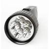Фонарь аккумуляторный LED3859 5 LED 220В аккум. SLA пластик. черн. (кор.) Ultraflash 14020