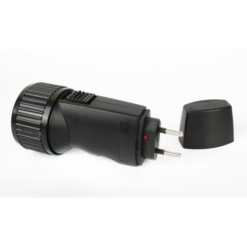 Фонарь аккумуляторный LED3859 5 LED 220В аккум. SLA пластик. черн. (кор.) Ultraflash 14020