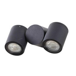 Светильник Wall Street 2х50Вт GU10 IP54 бра настен. Maytoni O010WL-02B