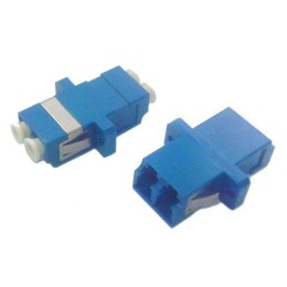 Адаптер FA-P11Z-DLC/DLC-N/WH-BL оптич. проходн. LC/UPC-LC/UPC SM duplex корпус пласт. син. бел. колп