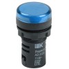 Лампа светосигнальная AD22DS d22мм 110В AC/DC син. KARAT IEK BLS10-ADDS-110-K07