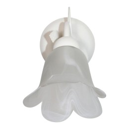 Светильник "Мотив" 511 (плафон Ландыш) НББ 01-60-125 Е14 [ИМ] настен. бел.муар Элетех 1005405113