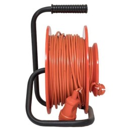 Удлинитель на катушке 1х40м без заземл. 6А IP20 Атлант 2.0 1.3кВт ПВС 2х0.75 PROxima EKF UKA02-06-27