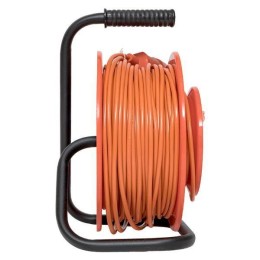 Удлинитель на катушке 1х50м без заземл. 10А IP20 Атлант 2.0 2.2кВт ПВС 2х1 PROxima EKF UKA02-10-210-