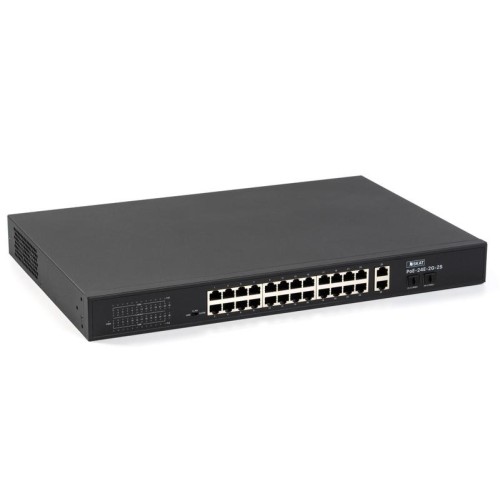 Коммутатор SKAT PoE-24E-2G-2S PoE Plus 260Вт порты: 24-Ethernet 2-Uplink 2-SFP Бастион 4085