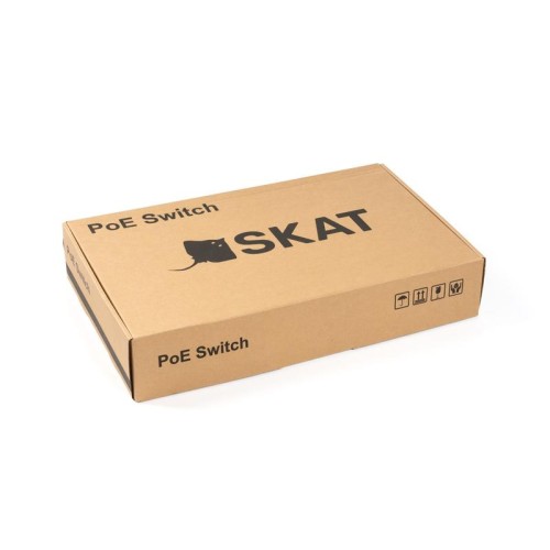Коммутатор SKAT PoE-24E-2G-2S PoE Plus 260Вт порты: 24-Ethernet 2-Uplink 2-SFP Бастион 4085