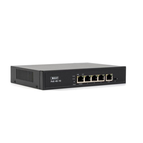 Коммутатор SKAT PoE-4E-1G PoE Plus 65Вт порты: 4-Ethernet 1-Uplink Бастион 4070