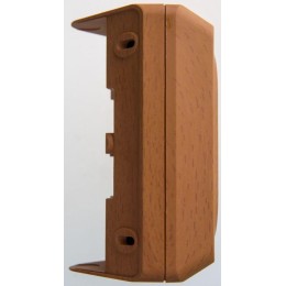 Розетка угловая 2-м ОП Этюд 16А IP20 250В с заземл. защ. шторки бук SE PA16-108T