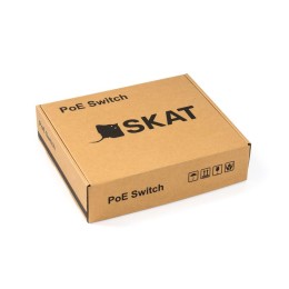 Коммутатор SKAT PoE-4E-2E v.2 PoE Plus 65Вт порты: 4-Ethernet 2-Uplink Бастион 4071
