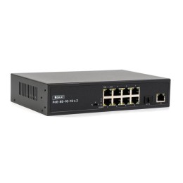 Коммутатор SKAT PoE-8E-1G-1S v.2 PoE Plus 120Вт порты: 8-Ethernet 1-Uplink 1-SFP Бастион 4074