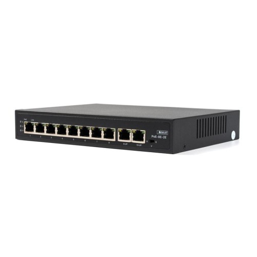 Коммутатор SKAT PoE-8E-2E PoE Plus 120Вт порты: 8-Ethernet 2-Uplink Бастион 4072