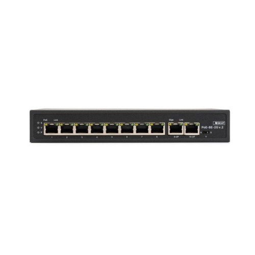 Коммутатор SKAT PoE-8E-2G v.2 PoE Plus 120Вт порты: 8-Ethernet 2-Uplink Бастион 4073