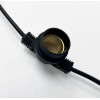 Гирлянда уличная "Белт-лайт" PBL-S80/L48+1.5 Black E27 IP65 48м 80ламп 1.5м шнур соедин. в линию max