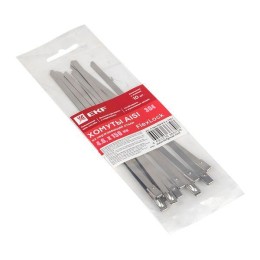 Хомут AISI 304  4.6х150 нерж. сталь FlexLock (уп.10шт) PROxima EKF plc-fl-tss-304-4.6x150-r