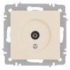 Розетка телевизионная одиночная TV СП Accent 6-301-02 IP20 сл. кость Intro Б0063605