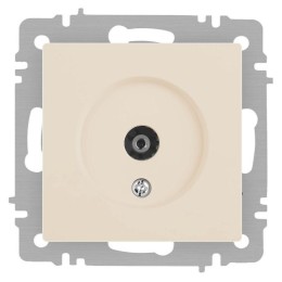 Розетка телевизионная одиночная TV СП Accent 6-301-02 IP20 сл. кость Intro Б0063605