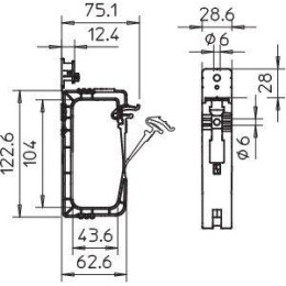 Фиксатор огнестойкий 2031 40 OBO 2205416
