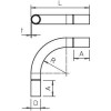 Дуга для трубы d16мм SBN16 G гальваническое цинк. OBO 2046808