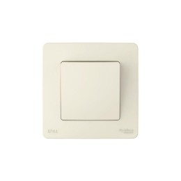 Переключатель 1-кл. СП Blanca 10А IP44 (сх.6) 250В молочн. SE BLNVS410602