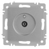 Розетка телевизионная одиночная TV СП Accent 6-301-03 IP20 алюм. Intro Б0063607