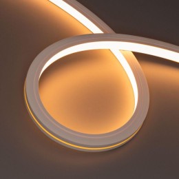 Лента светодиодная MOONLIGHT-TOP-X280-16x16mm 24V Warm 2300К 10Вт/м IP67 wire x1 боков. вывод кабеля