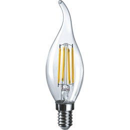 Лампа светодиодная 80 537 NLL-F-FC35-7-230-4K-E14 прозрачная 220-240В Navigator 80537